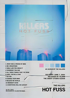 The Killers - Hot Fuss Album Cover