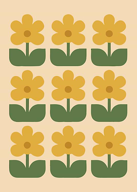 Retro Floral Pattern