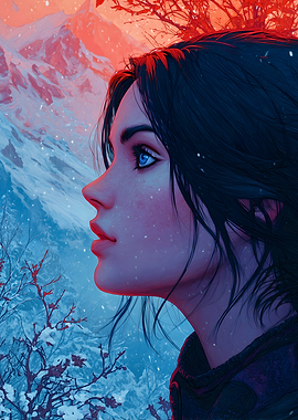 Winter Portrait of a Woman