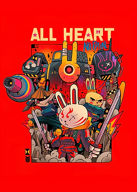 All Heart No Pain Rabbit Ninjas