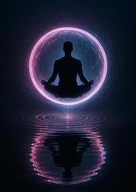 Ascension Within the Neon Lotus