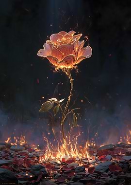 Burning Rose