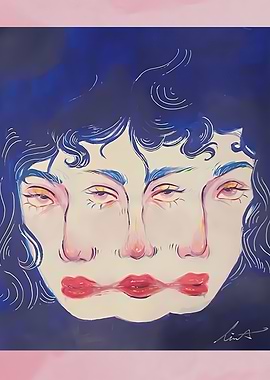 Portrait with Multiple Faces