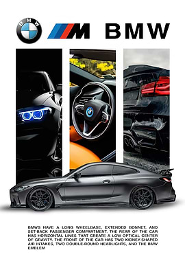 BMW M Series Car Collage