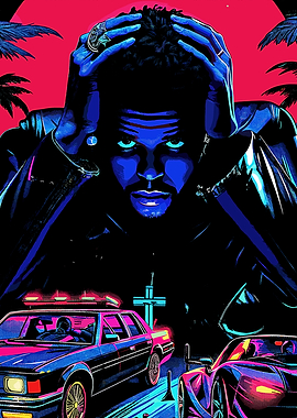 The Weeknd Neon Art