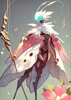 Moth Archer Fantasy Character