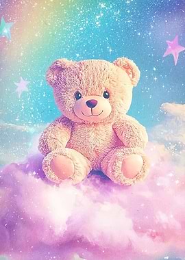 Teddy Bear Cloud Stars