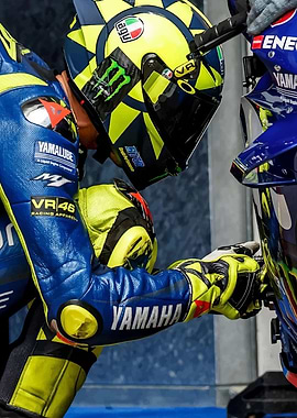Valentino Rossi at Yamaha Pit Stop