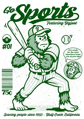 Go Sports Featuring Bigfoot Baseball