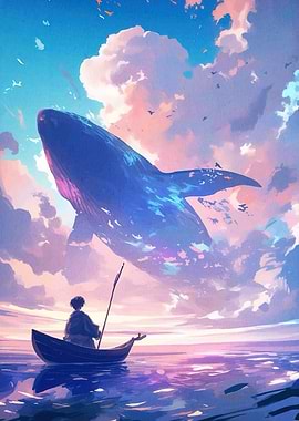 Whale Sky Boat