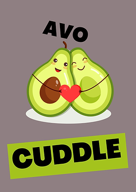 Avo Cuddle Cartoon