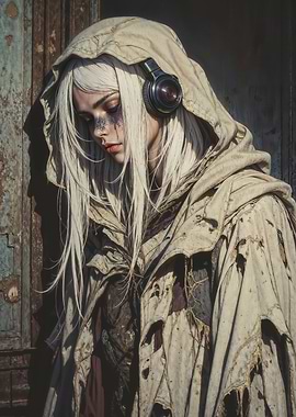 Wanderer's Melancholy: A Post-Apocalyptic Portrait of Solitude and Sound