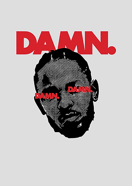 Kendrick Lamar DAMN Album Art