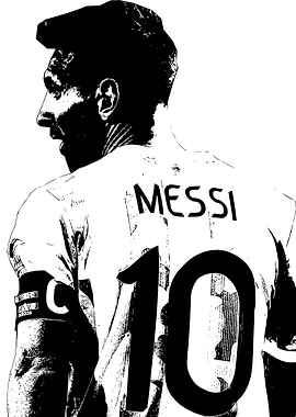 Messi Portrait