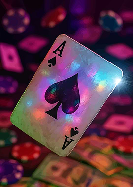 Ace of Spades Neon