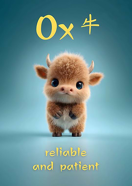Ox - Chinese Zodiak Sign For Kids