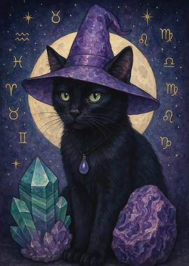 Cat Witch Crystals