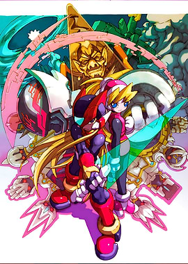 Mega Man Zero and Ciel Artwork