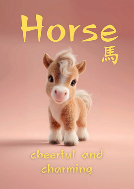 Horse - Chinese Zodiak Sign For Kids