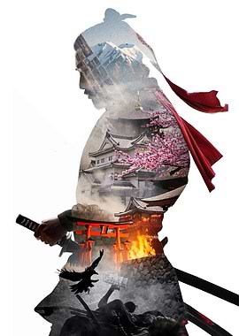 Samurai Double Exposure