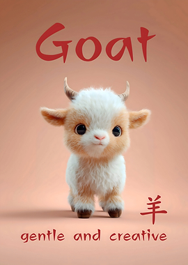 Goat - Chinese Zodiak Sign For Kids