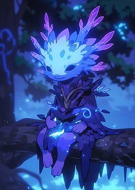 Glowing Forest Spirit