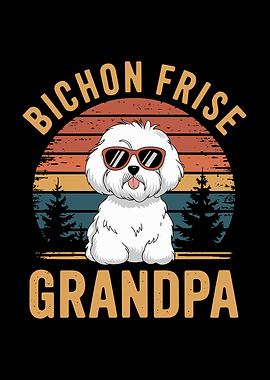 Bichon Frise Grandpa Dog