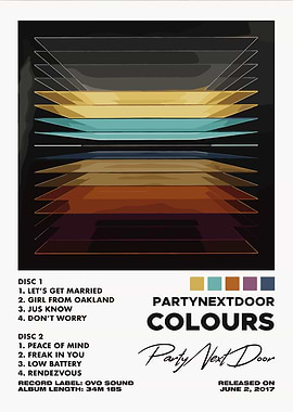 PartyNextDoor Colours Album Cover Art
