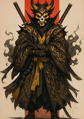 Demon Samurai Warrior Swords