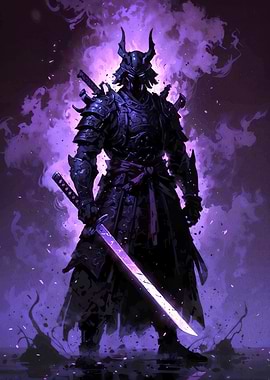 Samurai Glowing Sword