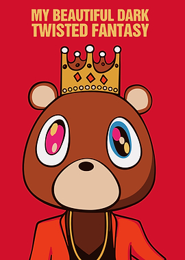 kanye west album My Beautiful Dark Twisted Fantasy Bear