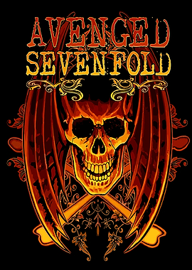 Avenged Sevenfold Skull and Wings