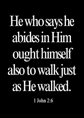 1 John 2:6 Bible Verse
