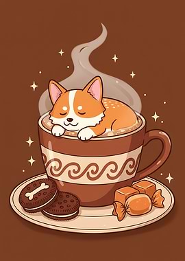 Corgi Cocoa Delight