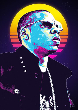 Jay-Z Retro Art Portrait