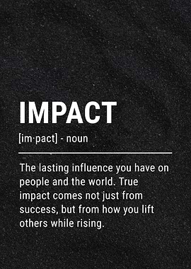 Impact Motivational Definition