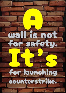 Counterstrike Launching Wall Art