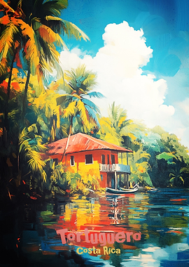 Tortuguero Costa Rica Tropical Landscape