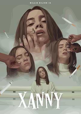 Billie Eilish in Xanny Art Poster