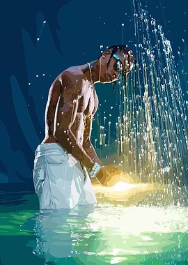 Travis Scott in Water
