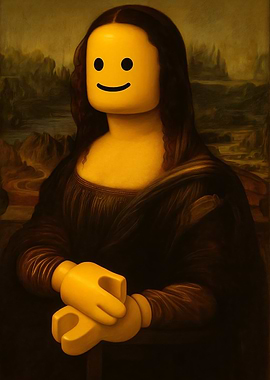 Lego Mona Lisa