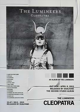 The Lumineers Cleopatra Album Cover Poster
