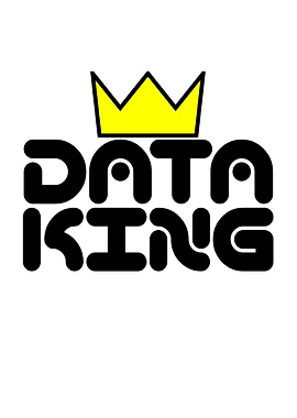Data King Logo with Crown