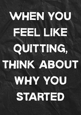 Inspirational Quote on Dark Background