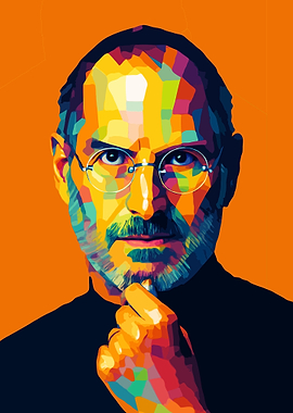 Steve Jobs Pop Art Portrait