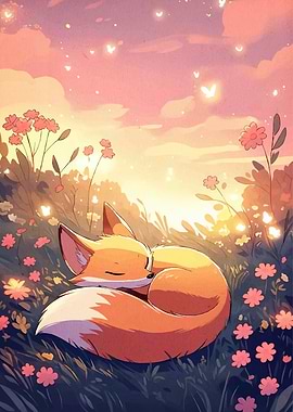 Sleeping Fox Flower Field