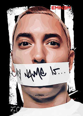 Eminem Face art