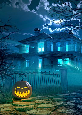 Halloween Night Spooky House