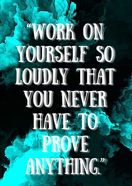Work on Yourself Motivational Quote