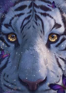 White Tiger Butterflies